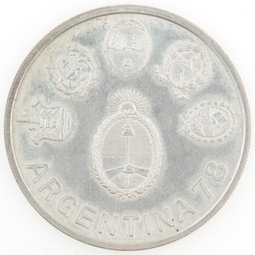 Argentina. 2000 Pesos 1977. Ag. KM ... 