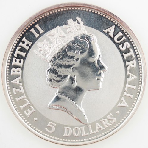 Australia. 5 Dollari 1991. Ag. ... 